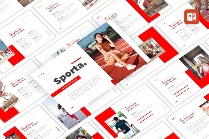 Sporta - Sport & Fitness PowerPoint Template