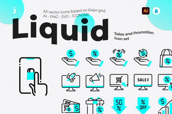 30 Sales and Promotion Icons