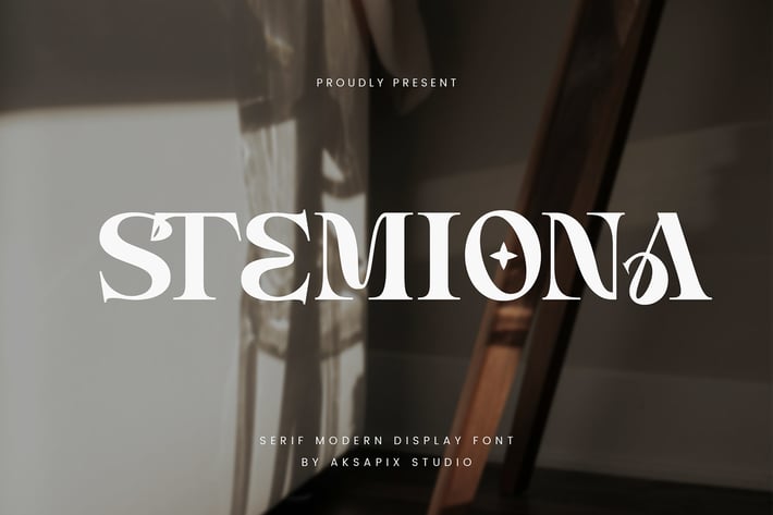 Stemiona - Modern Display Serif Font