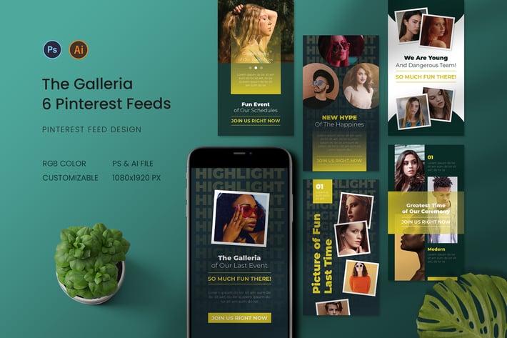 The Galleria Pinterest Cover