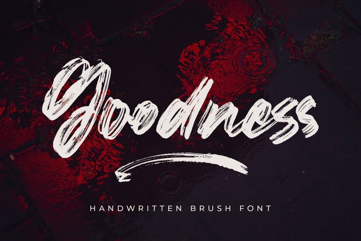 Goodness - Handwritten Brush Font