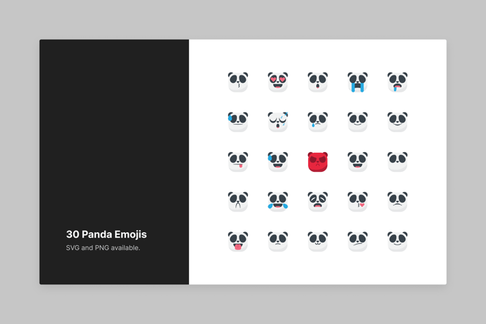 Cute Panda Emojis