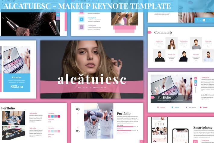 Alcatuiesc - Makeup Keynote Template