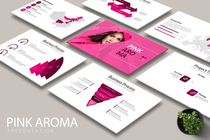 PINK AROMA Powerpoint