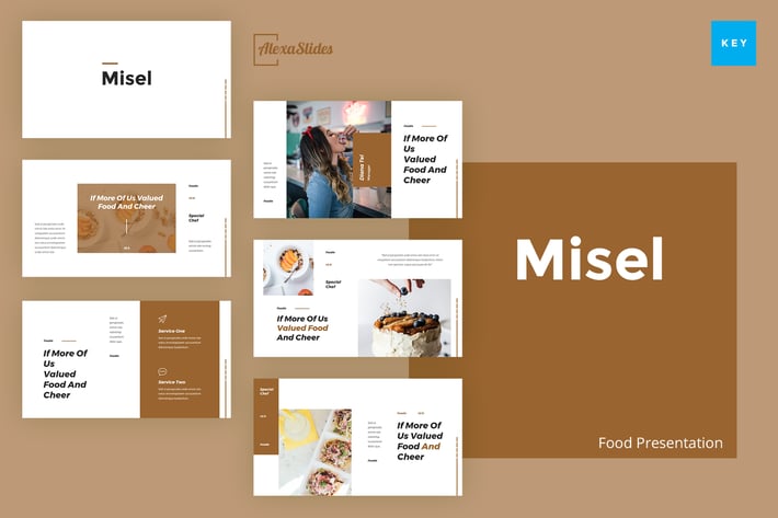 Misel - Food Keynote Presentation Template