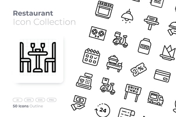Restaurant Outline Icon
