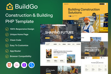  BuildGo - Construction & Building PHP Template 