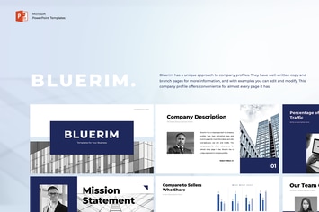 Bluerim Business PowerPoint Templates