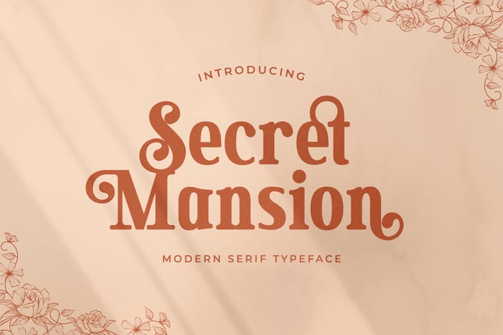 Secret Mansion – Modern Elegant Serif