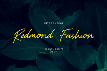 Redmond Fashion Handwritten Script Font