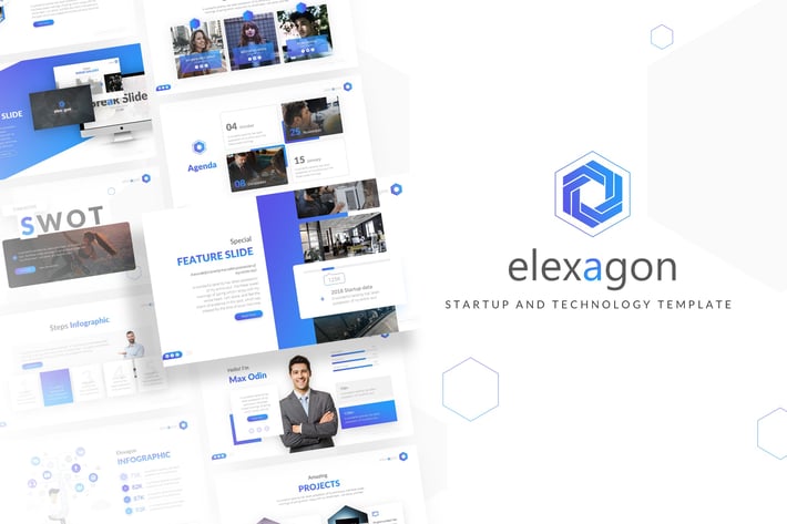 Elexagon Start Up PowerPoint Template