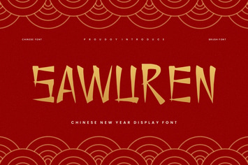 Sawuren - Chinese Display Font