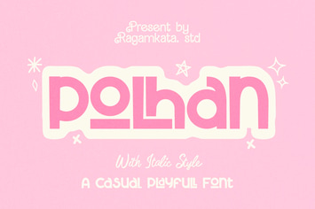 Polhan - Playful Modern Display Font