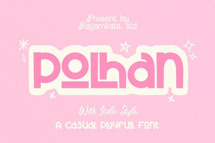 Polhan - Playful Modern Display Font