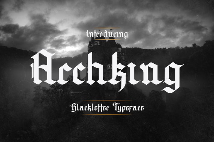 Archking – Blackletter Typeface