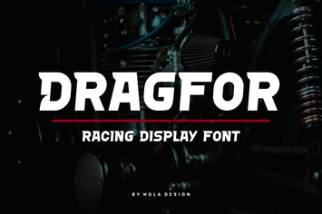 Dragfor - Racing & Speed Font