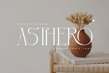 Asthero – A Modern Serif Font