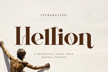 Hellion - Beautiful Ligature Font