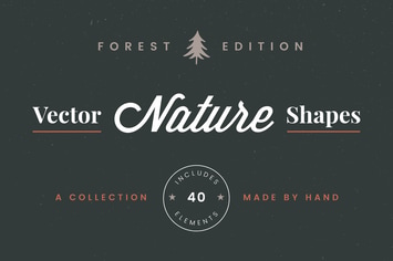 Vector Nature Shapes: Forest Edition