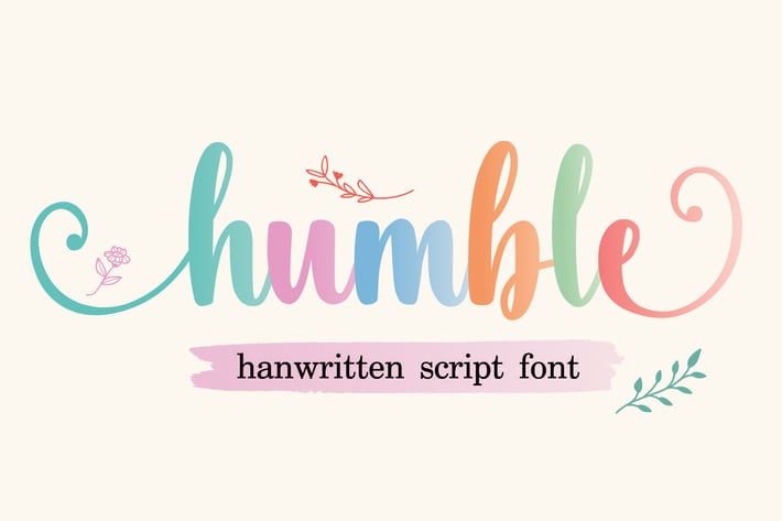 Humble - Modern Script Font