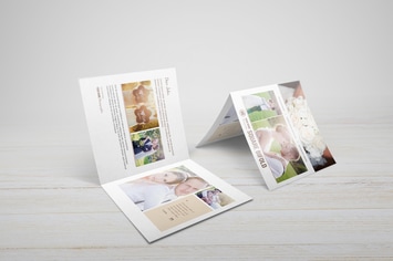 Square Greeting Card - Invitation Mockups