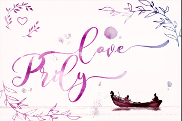 Love Prilly - Valentines Script Font