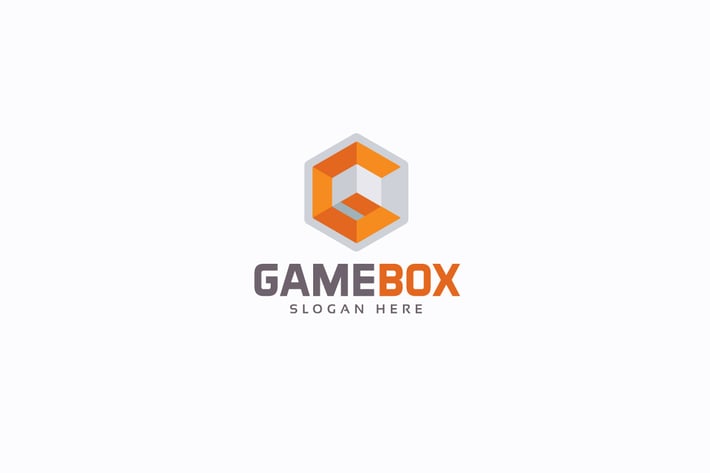 Cubical Letter G Logo