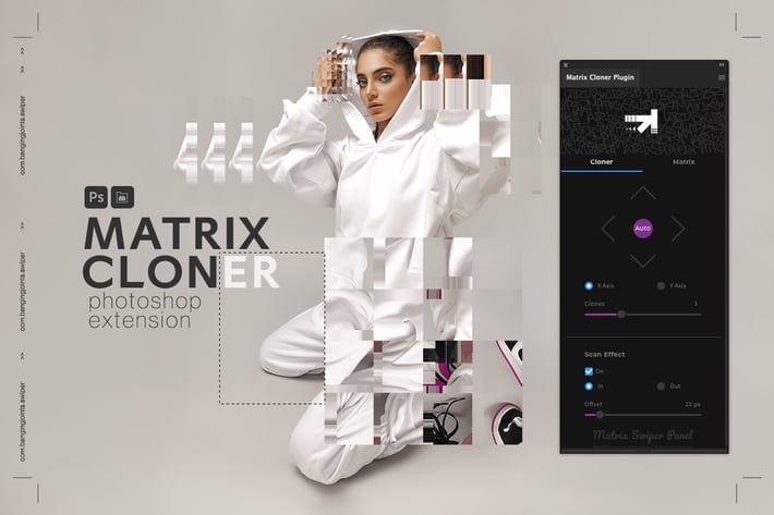 Matrix Cloner - Photoshop Plugin