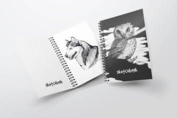A5 Spiral Notebook Mockups