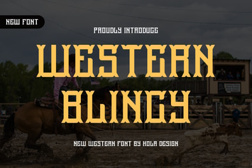Western Blincy - Serif Font