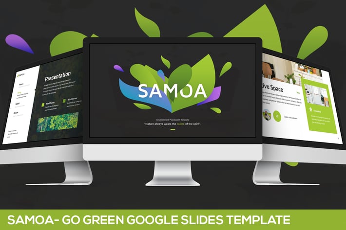 Samoa - Go Green Campaign Google Slides Template