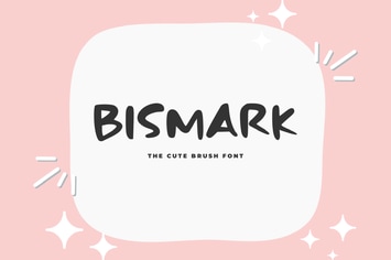 Bismark - The Cute Brush Font
