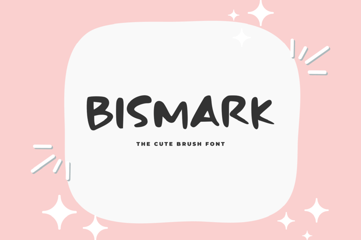 Bismark - The Cute Brush Font