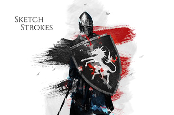 Sketch Strokes Photoshop Action