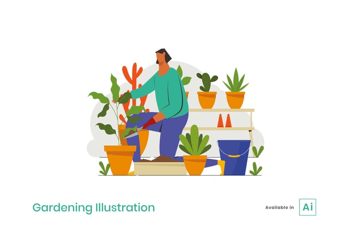 Gardening Illustration