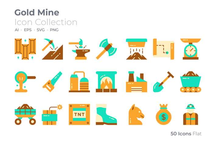 Gold Mine Color Icon