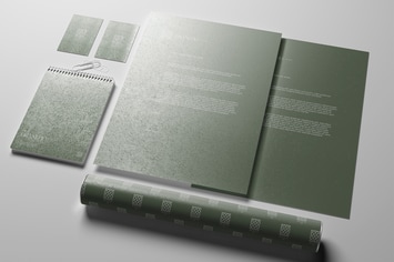 Office Stationery Set Mockup
