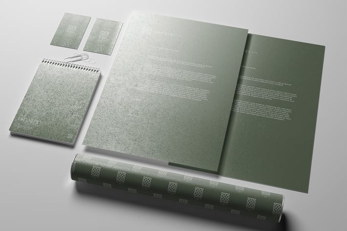 Office Stationery Set Mockup