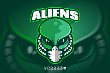 HEAD OF ALIEN LOGO