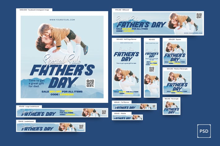 Father's Day Banners Ad