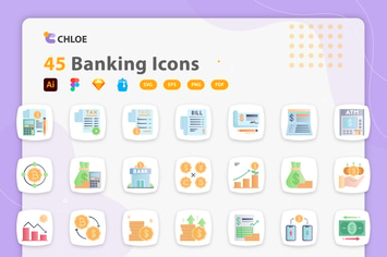 Chloe - Banking Icons