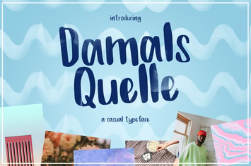 Damals Quelle - A Casual Typeface