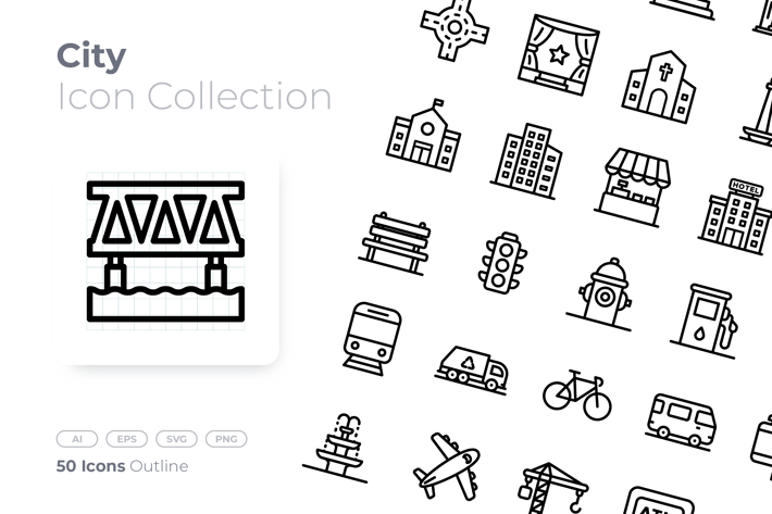 City Outline Icon