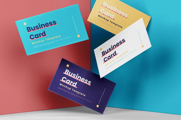 Business Card Mock-Up Template