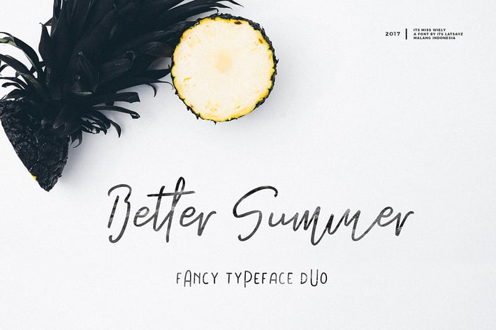 Its Miss Summer Font Duo