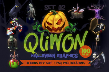 QLIWON – Halloween Graphic Pack Vol.2
