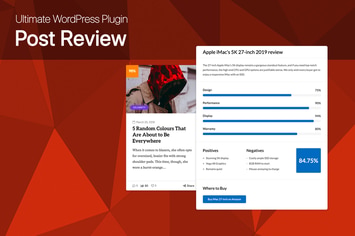Ultimate Post Review - WordPress Rating/Reviews