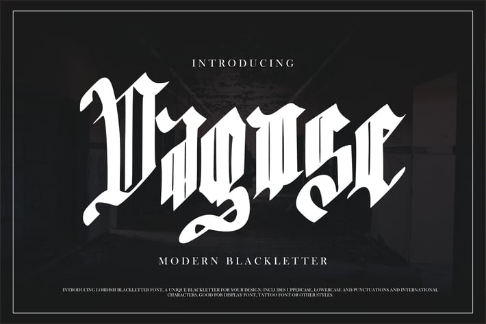 Dagose | Modern Blackletter