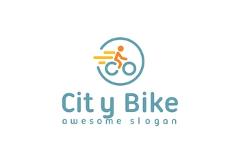 City Bike Logo Template