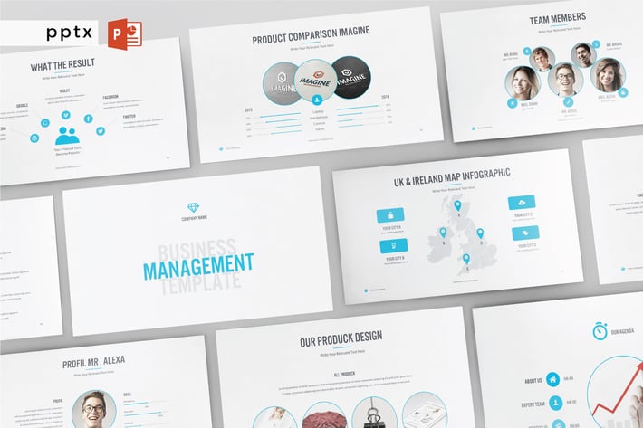 MANAGEMENT - Multipurpose Powerpoint V195